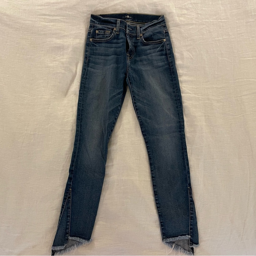 7 for All Mankind Raw Hem Jeans